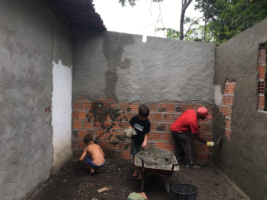 Construcción de nuestro hogar en Brasil